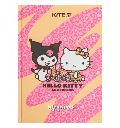 Дневник школьный Kite Hello Kitty, твердая обложка