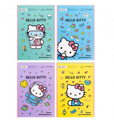 Тетрадь для рисования Kite Hello Kitty HK23-243, 30 листов