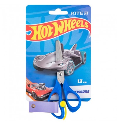 Ножиці дитячі з пружиною Kite Hot Wheels, 13 см