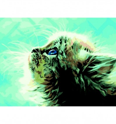 Картина по номерам "Мечтательный котик", 40х50 cм cм, ART Line