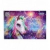 Альбом для малювання KIDS Line RAINBOW UNICORN ZB.1451-26, А4, 30 л., 120 г/м2, на пружині, бузковий