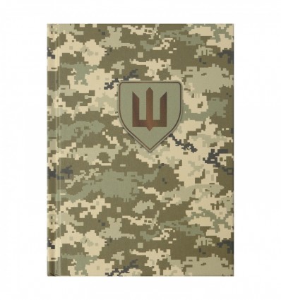 Записна книжка ARMED FORCES BM.24614103-16, А6, 64 л., клітинка, тверда обкладинка, темно-зелена