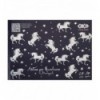 Альбом для рисования KIDS Line STAR UNICORNS ZB.1432-02, А4, 24 л., 120 г/м2, на скобе, синий