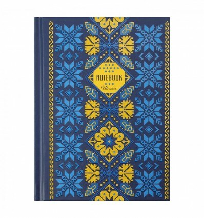 Записная книжка ETHNO BM.24614104-02, А6, 64 л., клетка, твердая обложка, синяя