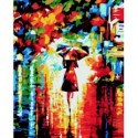 Картина по номерам "Девушка с зонтиком", 40х50 cм cм, ART Line