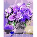 Картина за номерами "Пурпуровий букет", 40х50 cм cм, ART Line