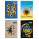 Блокнот на пружині зверху PATRIOT "SUNFLOWER", А6, 48л., клітинка, карт. обкл. ( BM.24645116 )