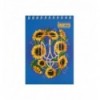 Блокнот на пружині зверху PATRIOT "SUNFLOWER", А6, 48л., клітинка, карт. обкл. ( BM.24645116 )