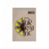 Блокнот на пружине сверху PATRIOT "SUNFLOWER", А6, 48л., клетка, карт. обл. ( BM.24645116 )