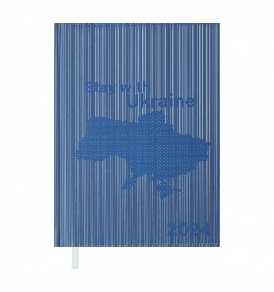 Дневник датированный 2024 FREE, A5, голубой