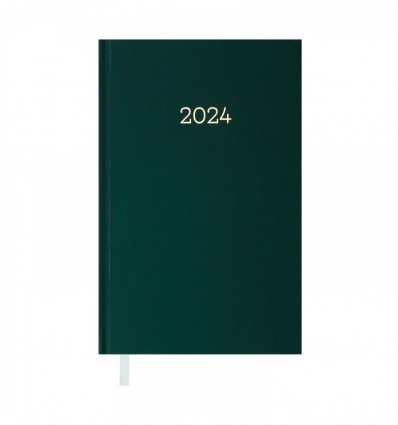 Ежедневник датированный 2024 MONOCHROME, A6, зеленый