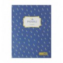 Записная книга PICCOLI, А5, 80 л., клетка, интегральная обложка, синяя