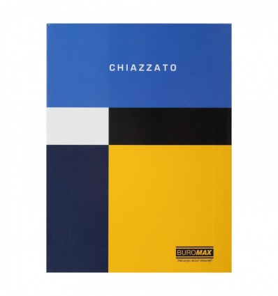 Записна книжка CHIAZZATO, А5, 80 л., клітинка, інтегральна обкладинка, синя