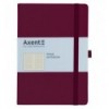 Книга записна Axent Partner Prime 8305-46-A, 145х210мм, 96арк, клітинка, винна