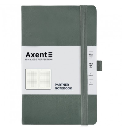 Книга записная Axent Partner Soft Earth Colors, 125x195 мм, 96 листов, зеленая