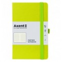 Книга записная Axent Partner, 125x195 мм, 96 листов, клетка, лимонная