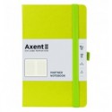 Книга записная Axent Partner 8201-60-A, 125x195 мм, 96 листов, клетка, лимонная