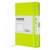 Книга записная Axent Partner, 125x195 мм, 96 л., клетка, лимонная ( 8201-60-A )