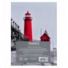 Книга записная Axent R&B Lighthouse, А5, 96 листов, клетка, твердая обложка