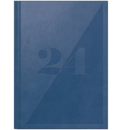 Щоденник датований Brunnen 2024 Стандарт Torino Trend синій A5 168 аркушів