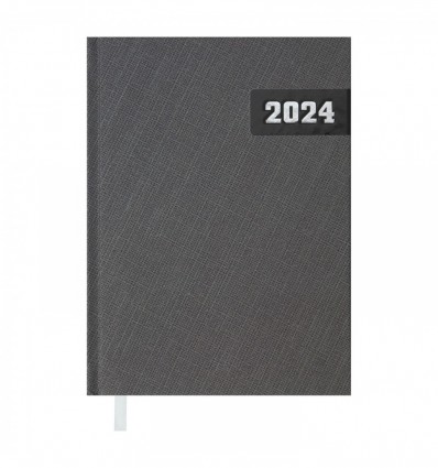 Дневник датированный 2024 MANLY, A5, серый