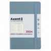 Щотижневик 2024 Axent Partner Soft Earth Colors, 125х195 мм, синій