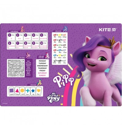 Подложка настольная Kite My Little Pony LP23-207, 42.5x29см