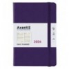Щоденник 2024 Axent Partner Soft Diamond, 145х210, фіолетовий