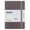 Ежедневник 2024 Axent Partner Soft Earth Colors, 145x210 мм, коричневый