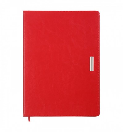 Дневник датированный 2024 SALERNO, A4, красный, искуственная кожа