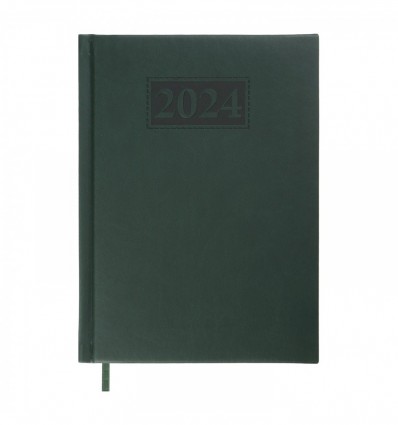 Ежедневник датированный 2024 GENTLE (Torino), A5, 336стр. зеленый
