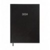 Ежедневник датированный 2024 STRONG, A5, 336 стр. искусственная кожа, черный