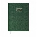 Дневник датированный 2024 VELVET, A5, зеленый