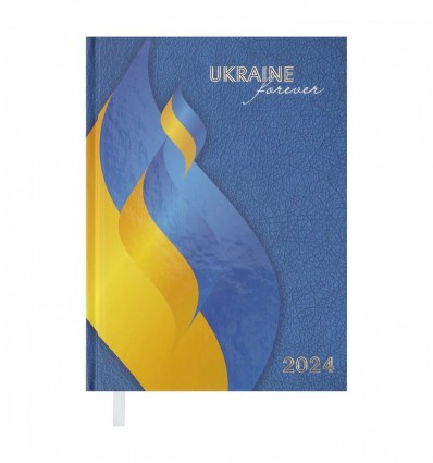 Дневник датированный 2024 UKRAINE, A5, синий