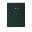Щоденник датований 2024 "MONOCHROME", А5, зелений