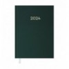Ежедневник датированный 2024 "MONOCHROME", А5, зеленый