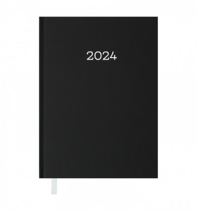 Ежедневник датированный 2024 "MONOCHROME", A5, черный