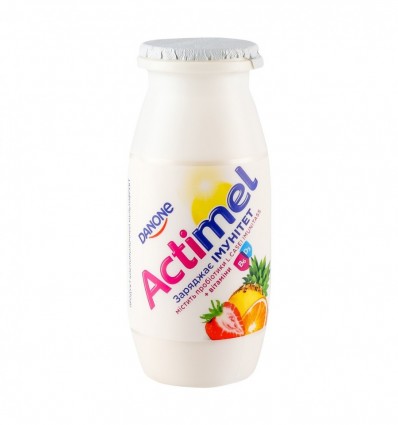 Продукт кисломолочний Actimel мультифрукт 1,5% 6х100г