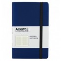 Книга записная Axent Partner Soft 8206-02-A, A5-, 125x195 мм, 96 листов, клетка, гибкая обложка, син