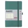 Щотижневик 2024 Axent Partner Soft Skin, 125х195 мм, сіро-лазурний