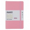 Ежедневник 2024 Axent Partner Soft Skin, 145x210 мм, пудровый