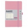 Еженедельник 2024 Axent Partner Soft Skin, 125х195 мм, терракотовый