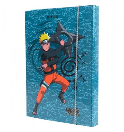 Папка для зошитів на гумці Kite Naruto В5, картон