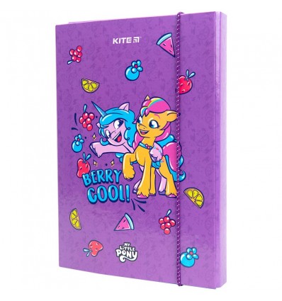 Папка для тетрадей на резинках Kite LP23-210 My Little Pony В5, картон