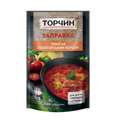 Заправка Торчин томатна з болгарським перцем 220г