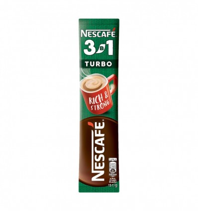 Напій кавовий Nescafe 3в1 Turbo розчинний 13г