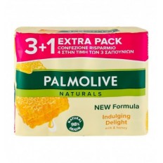 Мыло туалетное Palmolive Naturals Milk&Honey 4х90г/уп