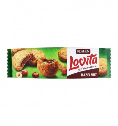 Печенье Roshen Lovita Soft Cream Cookies Hazelnut 127г