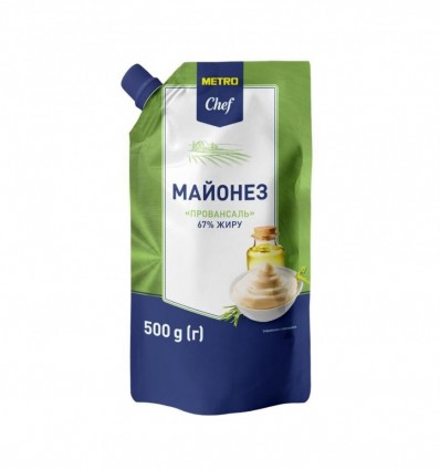 Майонез Metro Chef Провансаль 67% 500г