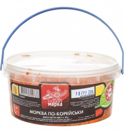 Морковь по-корейски Чудова марка 400г